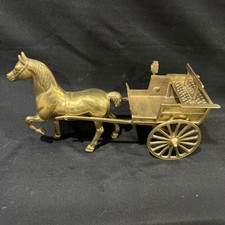 Vintage Antique Brass Horse