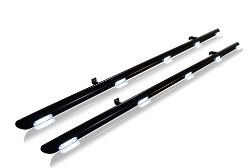 Black side bars - +, +