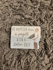 Seagull Cornwall Beach Sign Ornament