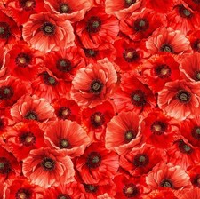 Timeless Treasures Poppy