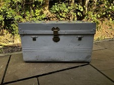 Jones Brothers Metal Chest Trunk Vintage