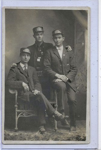 Studio real photo postcard - real,