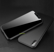 Luxury UltraThin Shockproof Hybrid Case for Apple iPhone Cover + Tempered Glass