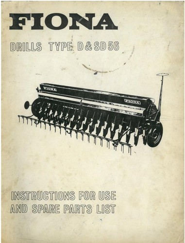 Fiona seed drill types d56 - seed,