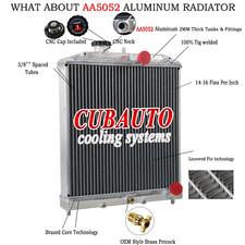 3 Row Radiator Aluminium For 1992-00 Honda Civic EG EK B16 B18 CRX DEL SOL