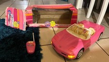Boxed Barbie Radio Control Corvette Car Mattel 2001 Remote Control Car
