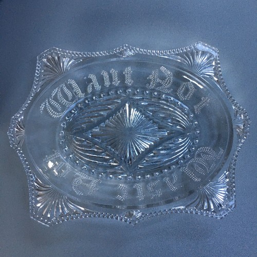 Victorian pressed glass - pressed,