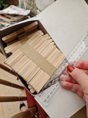 Flat wooden 11cm - 11cm, lollipop