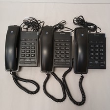 x3 BT Converse 2100 Black Corded Phone Telephone - Good