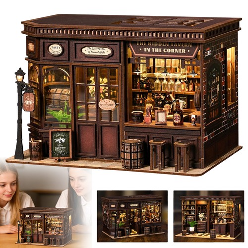 Miniature house diy retro - miniature,