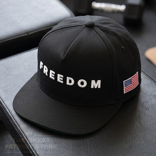 Freedom flat bill cap - flat,