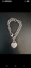 Tiffany & Co. Sterling Silver Heart Bracelet
