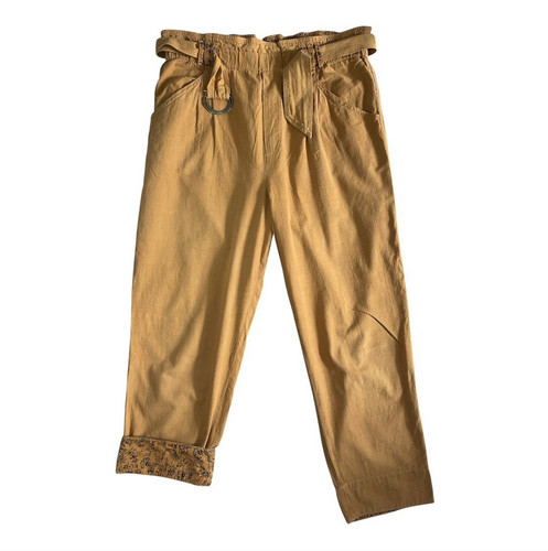 Anthropologie mustard cargo - anthropologie,