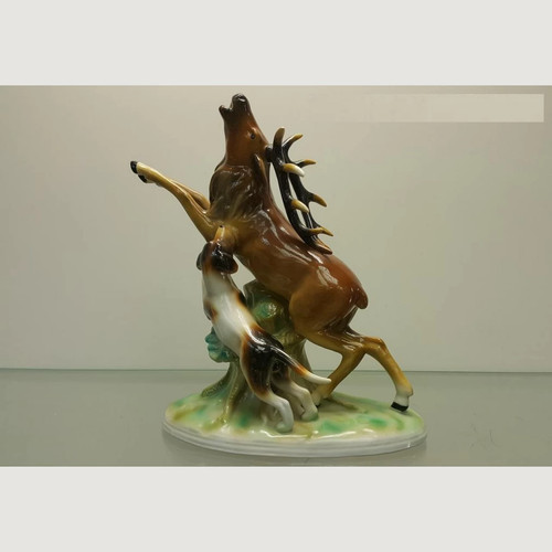 Antique fasold stauch elk - antique,