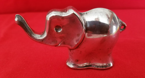 Vintage silver plated elephant - silver-plated,