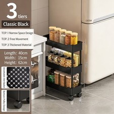 3 Tier Storage Trolley Cart on