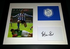 JOHN SHERIDAN SHEFFIELD WEDNESDAY FOOTBALL LEGEND SIGNED AUTOGRAPHED DISPLAY COA