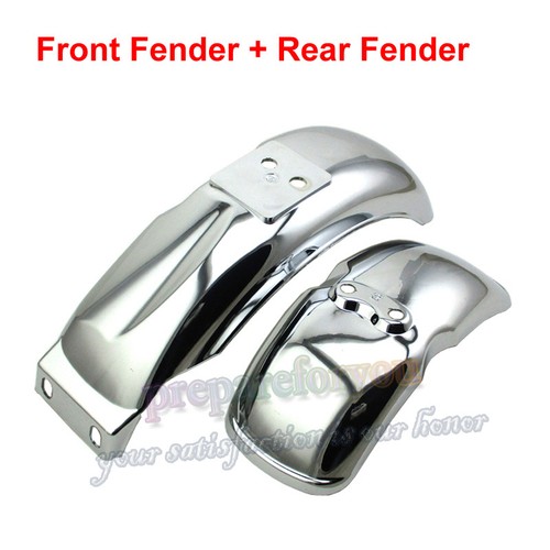 Chromed front rear - front, fender