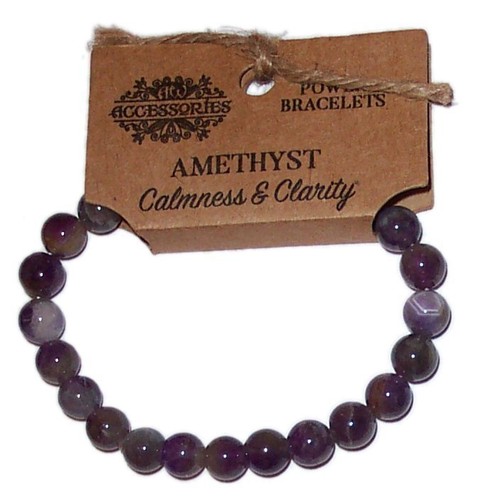 Amethyst power bracelet - power,