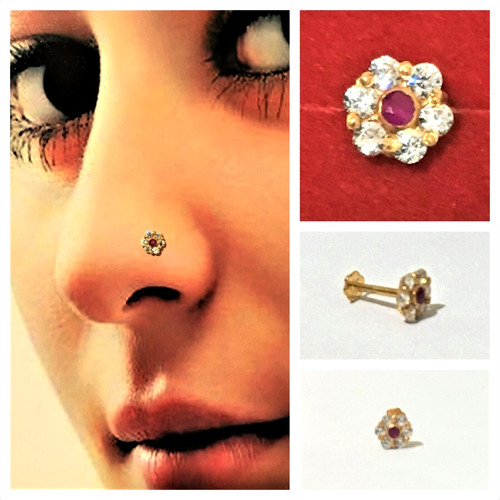 Nose stud pure - in, carat