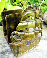 letter rack galleon brass