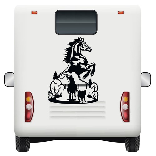 Car stickers wildlife horse - stickers,