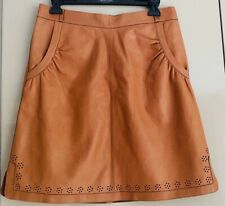 Mulberry sheepskin leather skirt size 40 EU 10 UK 6 USA RRP£550
