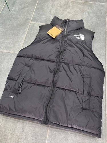 Black north face gilet - north,