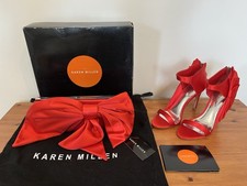 Matching Karen Millen Ladies Shoes Size UK 5 and Clutch Bag Set - NEW