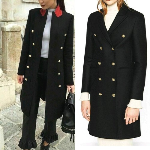 Zara double breasted military - zara,