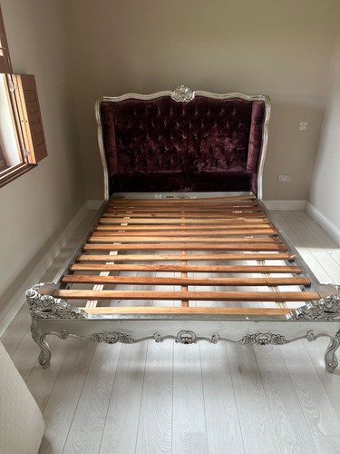 King size bed frame wood - king,