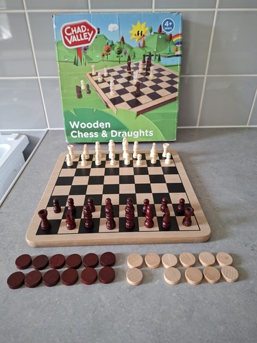 Chad valley wooden chess - valley,