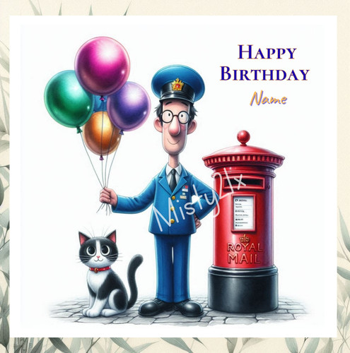 Personalised postman pat - personalised,