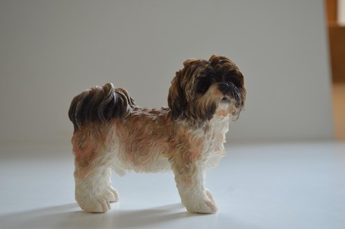 Brown shih tzu ornament - shih,