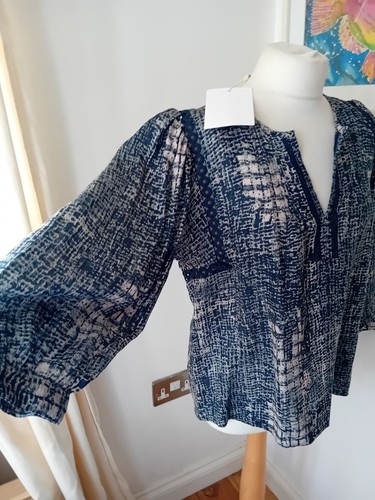 Wrap london smock top with - london,