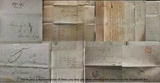 1816 - 1850's QV Pre Stamp Entire Letters Wrappers Free Fronts Cutouts GB