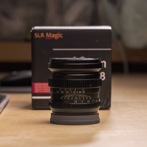 Slr magic cine 18mm 8 - cine, f/2.8