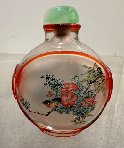 Chinese snuff glass bottle - chinese,