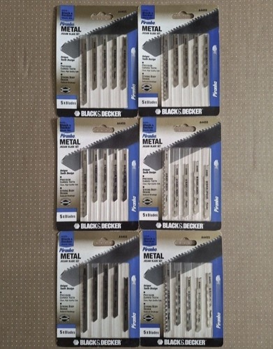 Piranha jigsaw blades metal - 6,