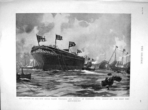 Original old antique print - original,