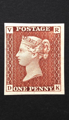 Queen victoria penny red - penny,