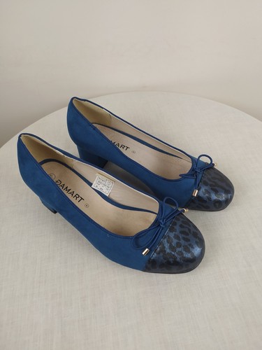 Damart womens blue suede - blue,