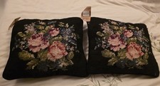 Pair of Woollen Floral
