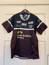 Leeds Rhinos 2018 Replica Away Shirt Age 10 VGC