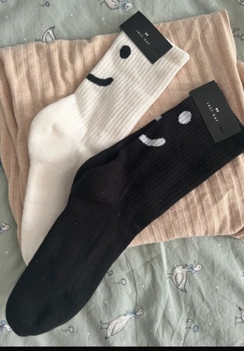 Lazy oaf happy sad socks - lazy,