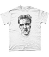 Elvis Presley Sketch T Shirt