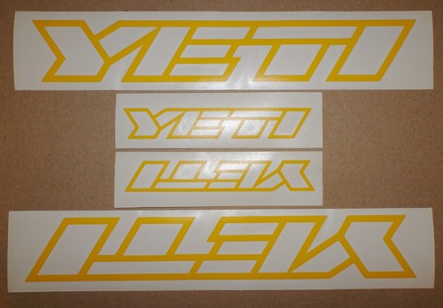 Yeti yellow outline only - yeti,
