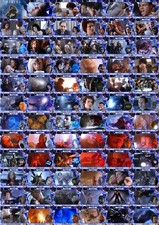 ALIENS (1986) movie storyboard trading cards. Weaver Ripley Hicks Hudson Marines