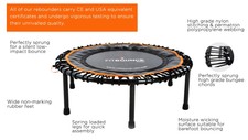 Fit Bounce Pro Rebounder (1 unit) + DVD, Bag - Warehouse Deal