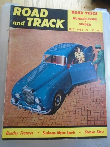 Road track jul 1953 singer - 1953,